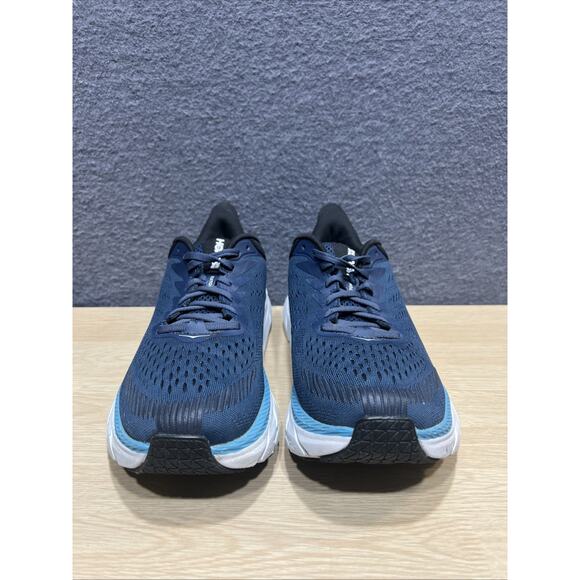 Hoka One One Clifton 7 Moonlit Ocean 1110534 Moan Sneakers Mens Size 8.5 2E - Picture 2 of 7